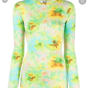 MSGM top in lime